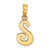 14KY Script Letter S Initial Pendant - K6-10E9CD4B-7753
