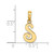 14KY Script Letter S Initial Pendant - K6-10E9CD4B-7753