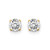 14y .60ct. I1 J-K Diamond Stud Push-on Post Earrings