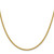 14K 18 inch 2.35mm Semi-Solid 3-Wire Wheat with Lobster Clasp Chain
