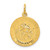 24k Gold-plated Sterling Silver Saint Christopher Medal - QC-F4980B93-8286