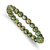 6-7mm Green Semi-round Freshwater Cultured Pearl Stretch Bracelet