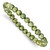 6-7mm Green, Grey, White, Black and Brown Semi-Round Freshwater Cultured Pearl 5-piece Stretch Bracelet Set