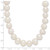 9-10mm White Semi-Round Freshwater Cultured Pearl Endless 80 inch Necklace