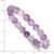 Amethyst 8.50mm Beaded Stretch Bracelet
