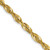 14K 18 inch 2.5mm Ultra Diamond-cut Rope with Lobster Clasp Chain