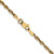14K 18 inch 2.5mm Ultra Diamond-cut Rope with Lobster Clasp Chain