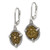 Ancient Coins Sterling Silver and Bronze Antiqued Widow's Mite Coin Leverback Dangle Earrings with a Certificate of Authenticity - QA-C72CB042-3277