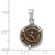 Ancient Coins Sterling Silver and Bronze Antiqued Widow's Mite Coin Pendant with a Certificate of Authenticity - QA-513BC6FE-5099