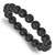 Black Agate 10mm Beaded Stretch Bracelet