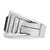 Brilliant Embers Sterling Silver Rhodium-plated 113 Stone Micro Pav‚ CZ Black and White Men's Ring - QM-48E4BF75-6488
