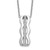 Brilliant Embers Sterling Silver Rhodium-plated 17 Stone 18 inch Micro Pav‚ CZ Necklace with 2 Inch Extender