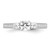Brilliant Embers Sterling Silver Rhodium-plated 21 Stone Micro Pav‚ CZ Ring - QM-4759B216-3681