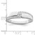 Brilliant Embers Sterling Silver Rhodium-plated 24 Stone Micro Pav‚ CZ Men's Ring - QM-9B4AA1C1-5542