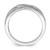Brilliant Embers Sterling Silver Rhodium-plated 44 Stone Micro Pav‚ CZ Polished Ring - QM-21F1C28C-5544