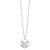 Brilliant Embers Sterling Silver Rhodium-plated 52 Stone 18 inch Micro Pav‚ CZ Butterfly Necklace with 2 Inch Extender