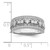 Brilliant Embers Sterling Silver Rhodium-plated 59 Stone Micro Pav‚ CZ Polished Ring - QM-38AE7697-2452