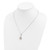 Brilliant Embers Sterling Silver Rose Gold-plated Rhodium-plated 105 Stone 18 inch Micro Pav‚ CZ Necklace with 2 Inch Extender