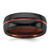 Ceramic Black Polished with Red IP-plated Center and Inside 8mm Band - CE-435EE2BE-3951