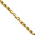 14K 18 inch 4mm Semi Solid Diamond-cut Rope with Lobster Clasp Chain