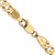 14K 18 inch 5.25mm Open Concave Curb with Lobster Clasp Chain
