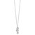 Cheryl M Sterling Silver Rhodium-plated Brilliant-cut CZ Seahorse 16 Inch Necklace with 2 Inch Extender