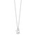 Cheryl M Sterling Silver Rhodium-plated Brilliant-cut White CZ Cat 18.25 Inch Necklace