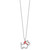 Cheryl M Sterling Silver Rhodium-plated Polished and Enameled Black and White CZ Scottie Dog 16 Inch with 2 Inch Extension Necklace