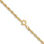 14K 18 inch Carded 1.55mm Cable Rope with Spring Ring Clasp Chain