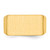 14k 18.0x10.5mm Closed Back Mens Signet Ring