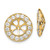 14k 1ct Diamond Earring Jackets
