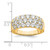 14k 2 1/2 carat Lab Grown Diamond VS/SI Complete Fashion Band