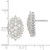 14k 2 1/2 carat Lab Grown Diamond VS/SI+ G+ Complete Cluster Post Earrings