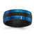Chisel Black Carbon Fiber with Brushed Blue IP-plated Stainless Steel 8mm Band - SR-4F1A662F-8632