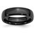 Chisel Black Ceramic 6mm Polished Band - CE-8E21DD2C-5975