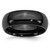 Chisel Black Ceramic 8mm Polished Band - CE-6ACF9E71-5136