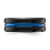 Chisel Black Titanium Brushed with Polished Blue IP-plated Center 8mm Band - TB-D1CC8153-3302