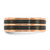 Chisel Black Zirconium Brushed and Polished Rose IP-plated 8mm Band - ZC-18E49350-7802