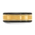 Chisel Black Zirconium Brushed and Polished with Yellow IP-plated Center 8mm Band - ZC-7A14F957-1021