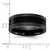 Chisel Black Zirconium Polished with Black Star Sandstone Inlay 8mm Band - ZC-DBCFB75A-1971