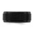 Chisel Black Zirconium Polished with Brushed Center 9mm Beveled Edge Band - ZC-09B83801-1440