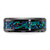 Chisel Black Zirconium Polished with Imitation Opal Inlay 8mm Band - ZC-2EAF690F-1417