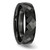 Chisel Ceramic Black 6mm Faceted Polished Band - CE-5994BCFE-6350