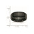 Chisel Ceramic Black Beveled Edge 8mm Brushed and Polished Band - CE-AF0EDCB5-9300