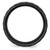 Chisel Ceramic Black Faceted 8mm Polished Beveled Edge Band - CE-B03F05E9-5109