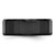 Chisel Ceramic Black Faceted 8mm Polished Beveled Edge Band - CE-E28B7656-1842