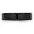 Chisel Ceramic Black Faceted and Beveled Edge 6mm Polished Band - CE-2ABA2039-6948