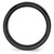 Chisel Ceramic Black Faceted Beveled Edge 8mm Polished Band - CE-DEAF1464-7006