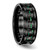 Chisel Ceramic Black with Green Carbon Fiber Inlay Beveled Edge Ring - CE-6904D3AD-6657