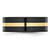 Chisel Ceramic Flat Black with 14k Gold Inlay 8mm Polished Band - CE-2F3BB376-8615